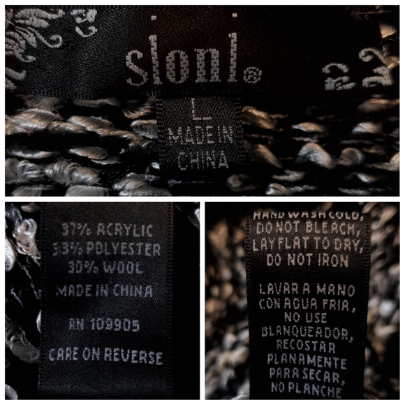 Sioni Wool Blend Ruffle Boho Cardigan Sweater - Picture 8 of 8